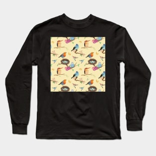 Wingspan All Over Print Yellow - Gaming Art Long Sleeve T-Shirt